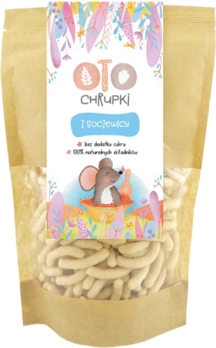 OTOLANDIA NATURAL LENTIL CRISPS LENTILS STICKS WITHOUT SUGAR 25g