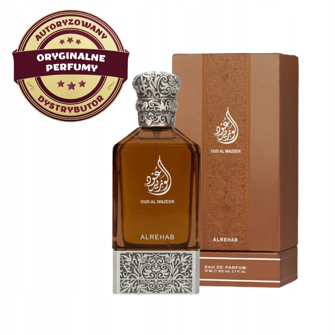 OUD AL WAZEER ARABIC PERFUME UNISEX BERGAMOT LUXURY 80 ml AL REHAB EDP