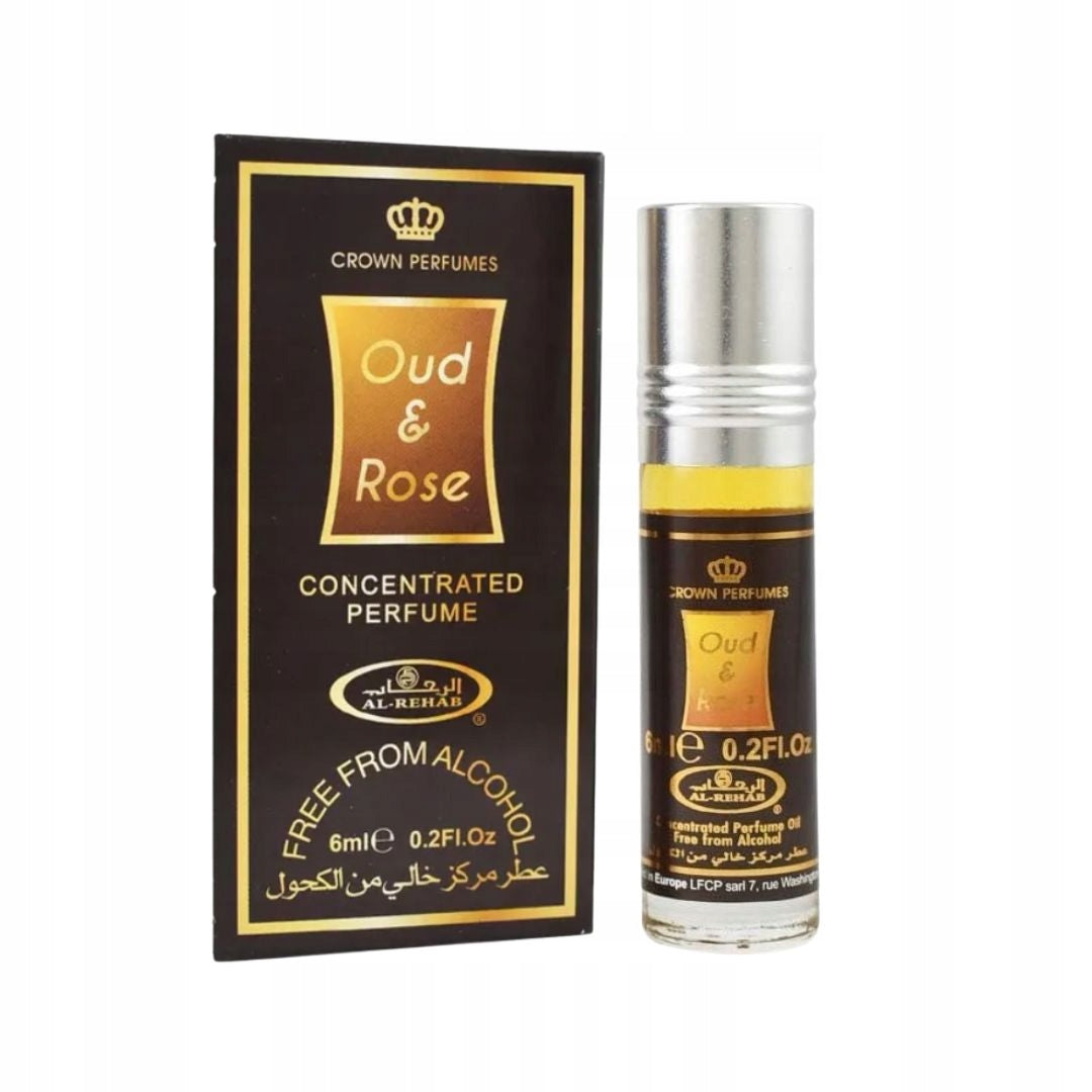 OUD & ROSE Perfumed Oil CPO 6 ml Al Rehab Oriental Fragrance For Her Packaging status original