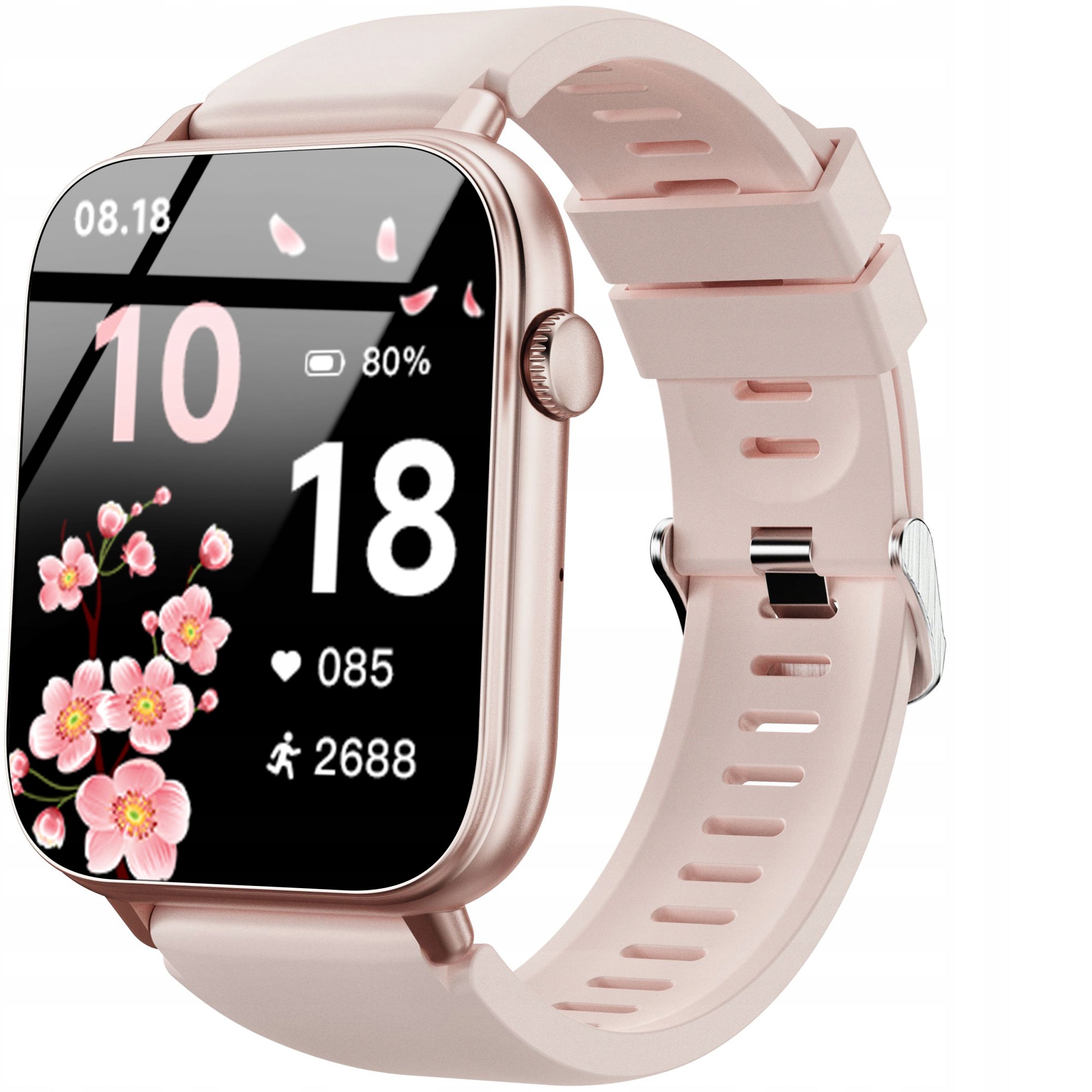 OUKITEL V3 Smartwatch Różowy Rozmowy IP68 100 Trybów