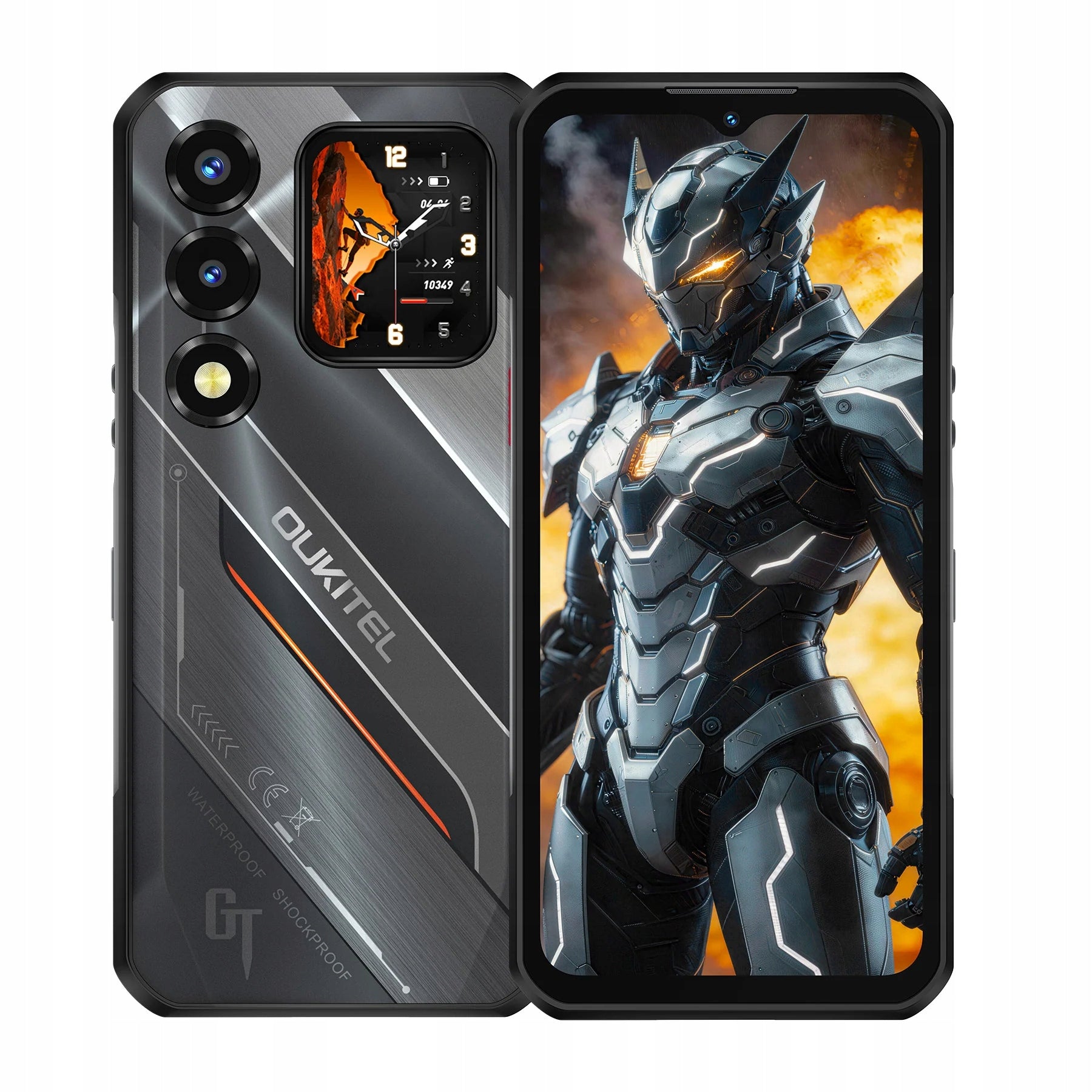 OUKITEL WP66 5G 12/512GB 6.6" 11000MAH IP68 IP69K ANDROID 16 BLACK Charger included no