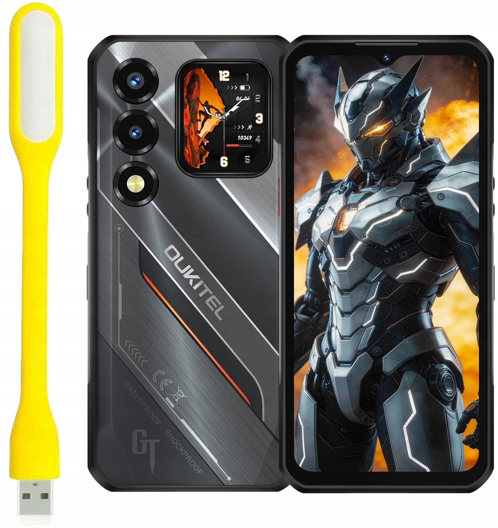 OUKITEL WP66 5G 12/512GB 6.6" 11000MAH IP68 IP69K ANDROID 16 BLACK