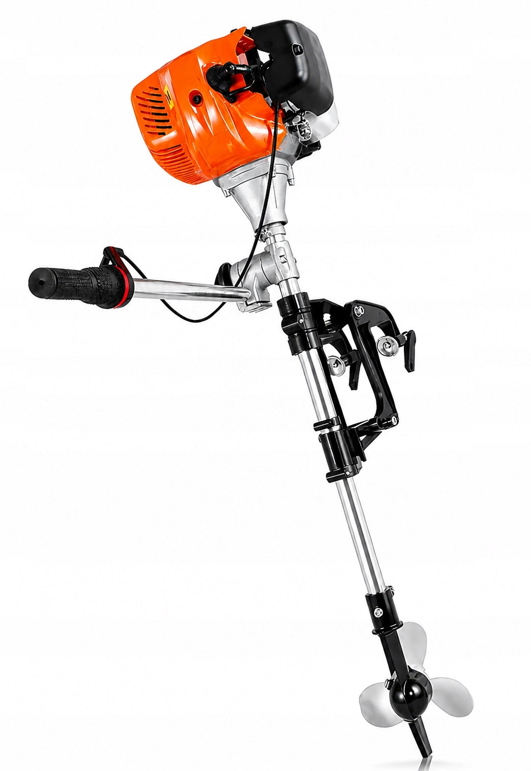 OUTBOARD COMBUSTION ENGINE FOR BOAT PONTOON 2T 2-STROKE + 2x OIL Brand Verke