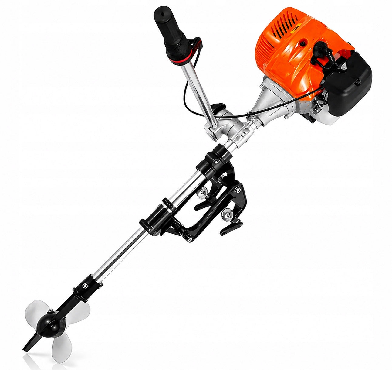 OUTBOARD COMBUSTION ENGINE FOR BOAT PONTOON 2T 2-STROKE + 2x OIL Manufacturer code V60245
