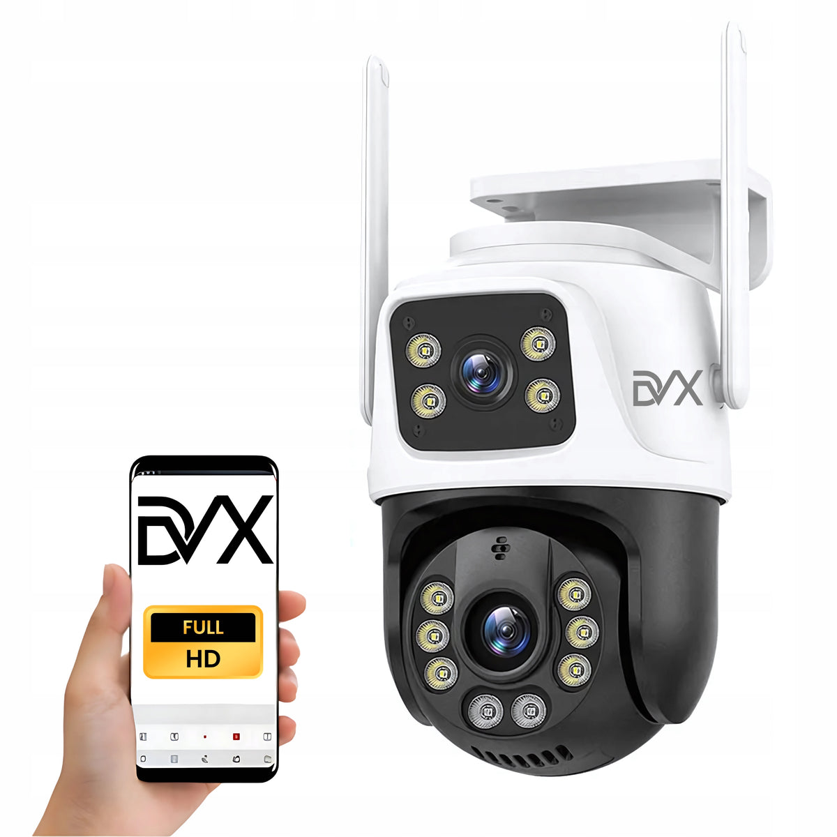 OUTDOOR CAMERA 2 LENSES ULTRA HD 3MP +3MP Mpx 6MPX ROTATING IP WIFI