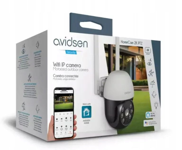 OUTDOOR CAMERA AVIDSEN HOMECAM 2K PTZ 3345111271541