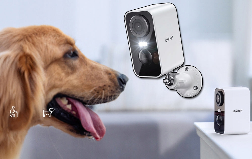 OUTDOOR CAMERA INDOOR SECURITY WIFI BATTERIES FULL HD 2K 3MPX Brand ieGeek