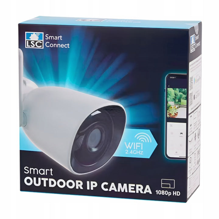 OUTDOOR CAMERA IP SMART CONNECT LSC WIFI COLOR OUTDOOR 1080 IP 65