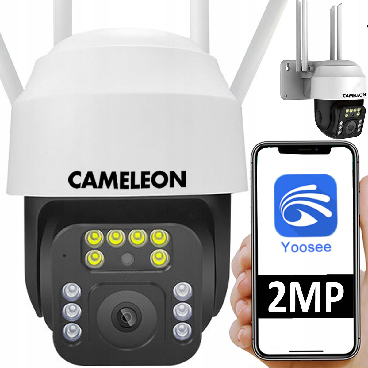 OUTDOOR CAMERA ROTATING WIFI IP ZOOM MONITORING Brand Cameleon