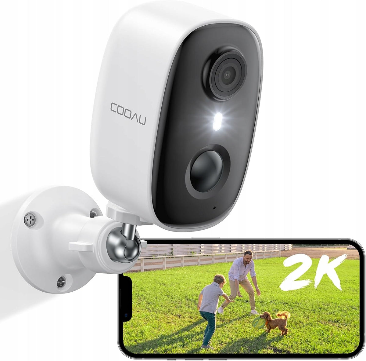 OUTDOOR CAMERA WIFI IP PIR SIREN IP65 ANGLE 130° NIGHT COLOR MONITORING