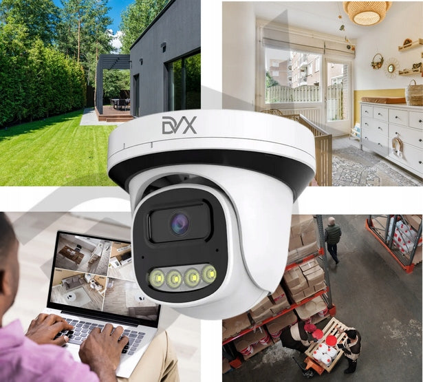 OUTDOOR DOME CAMERA ROTATING IP POE 8MPx DVX TRACKING ALARM 4K 8K Packaging status original