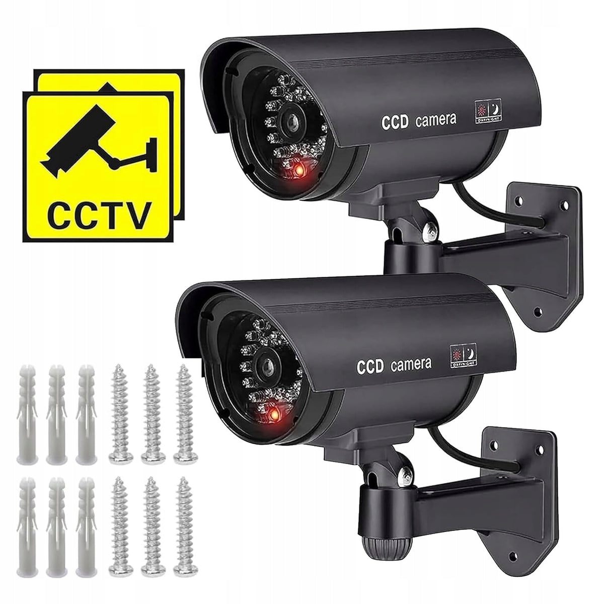 OUTDOOR DUMMY CAMERA WITH WEATHER RESISTANT LED