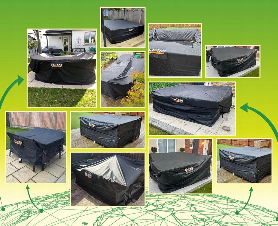 OUTDOOR FURNITURE COVER 250X180X90 CM WATERPROOF 420D WINTER RESISTANT Manufacturer code POKROWIEC NA MEBLE OGRODOWE WODOODPORNY