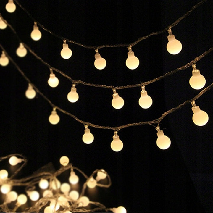 OUTDOOR GARDEN LIGHTS 50LED WHITE WARM -15m Manufacturer code ML0001