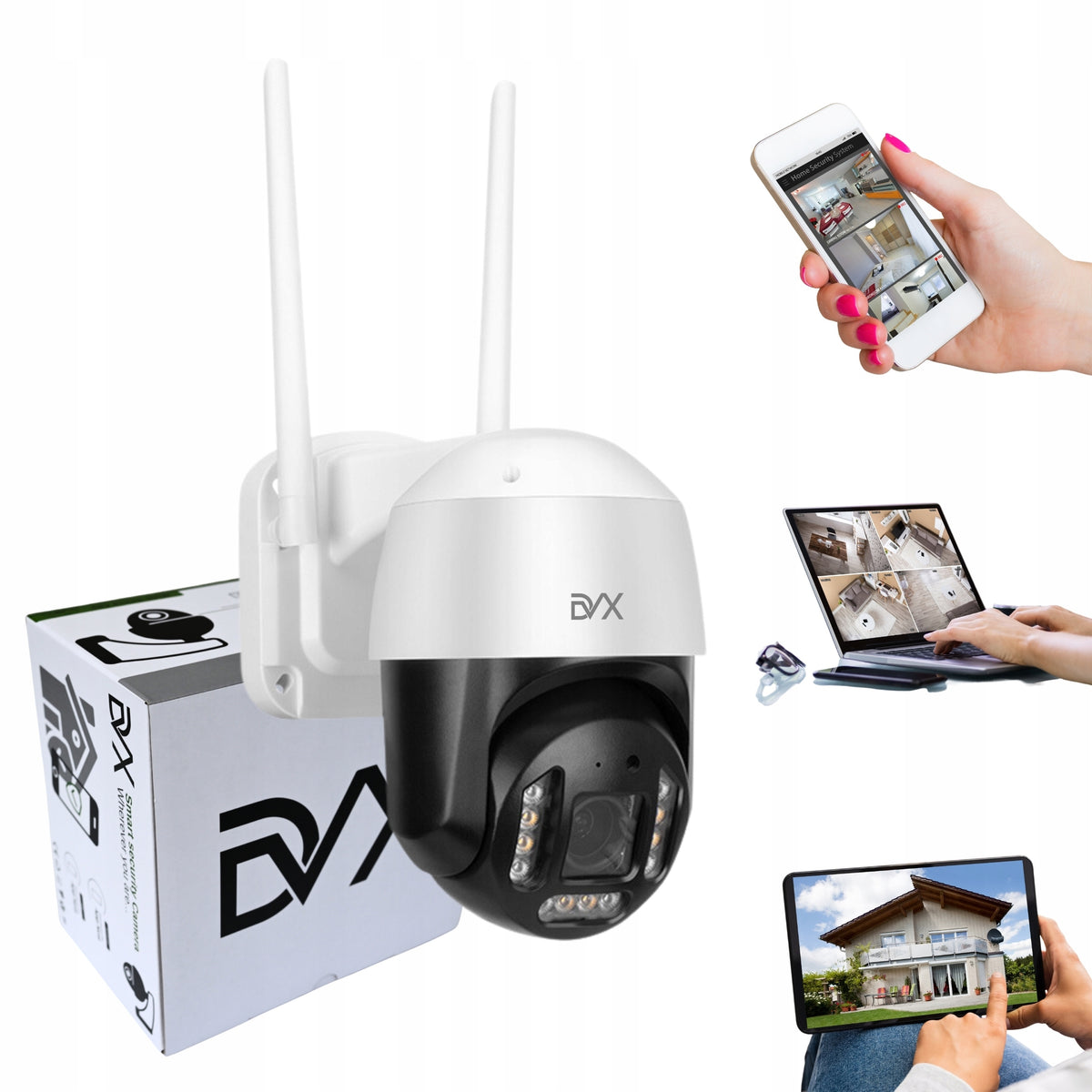 OUTDOOR GSM LTE PTZ 4G 8MPx ROTATING WATERPROOF HQ SIM CARD CAMERA
