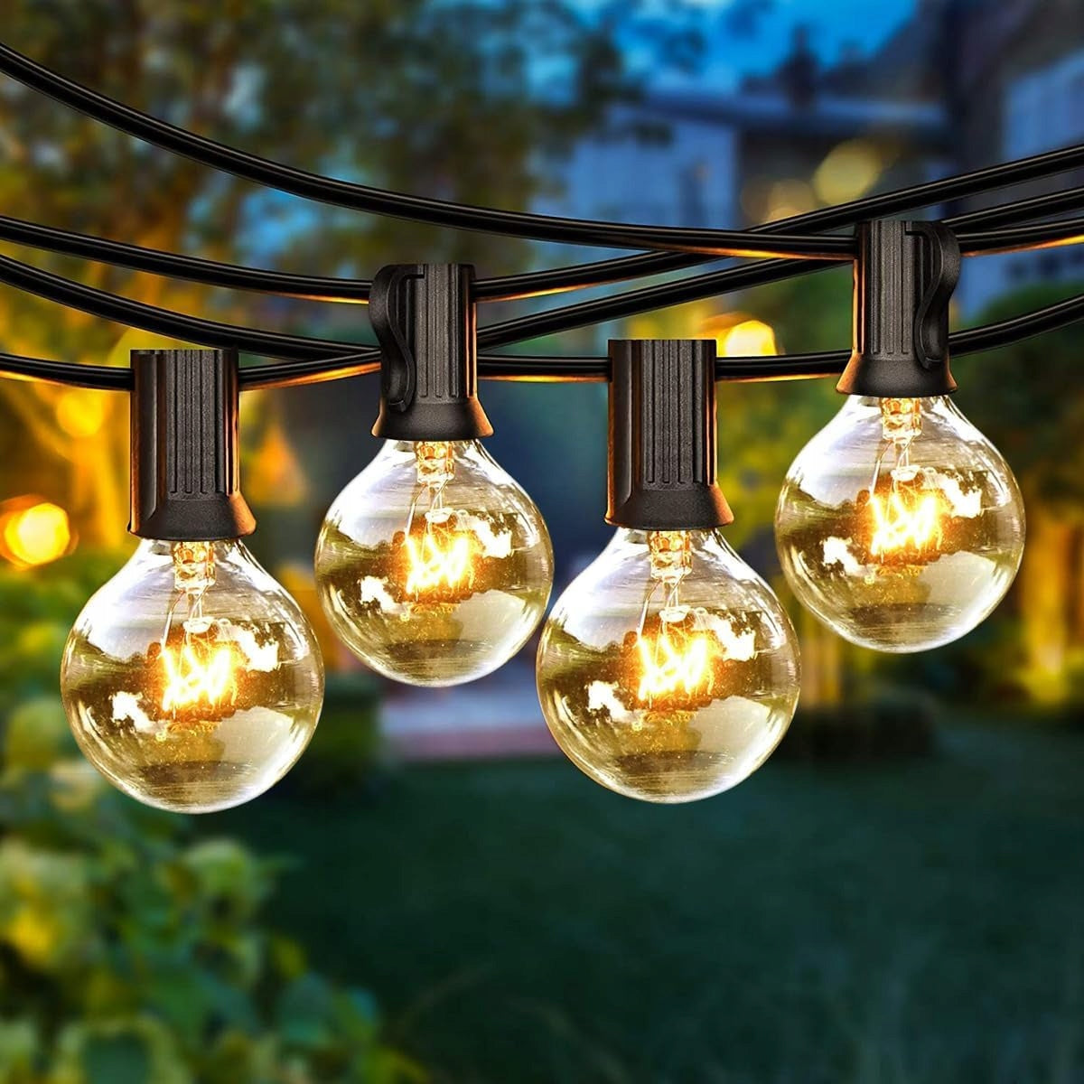 OUTDOOR LIGHT CHAIN 25 + 3 BULBS GARLAND OUTDOOR LIGHTS Brand no brand