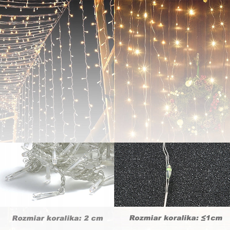 OUTDOOR LIGHTS GARLAND FLASH CHRISTMAS TREE LIGHTS 500 LED 50m Brand no brand