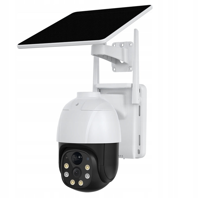 OUTDOOR ROTATING CAMERA SOLAR IP WIFI 4MP WIRELESS APP Packaging status original