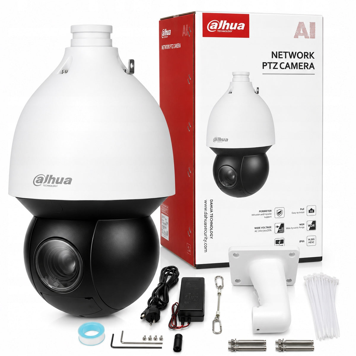 OUTDOOR ROTATING IP CAMERA SD5A432GB-HNR 4MP ZOOM x32 DAHUA Packaging status original