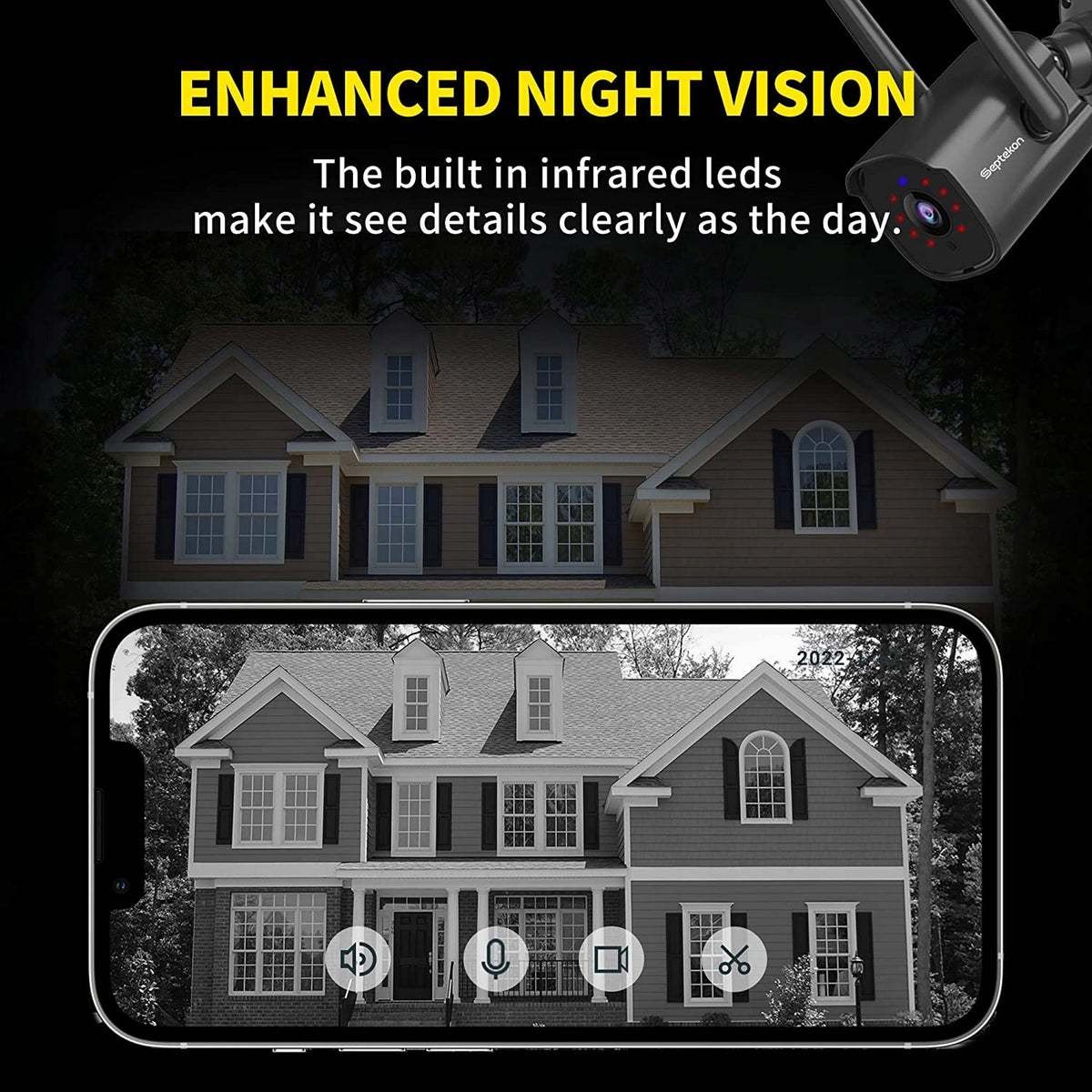 OUTDOOR SECURITY CAMERA SEPTOKON P30I Manufacturer code P30i