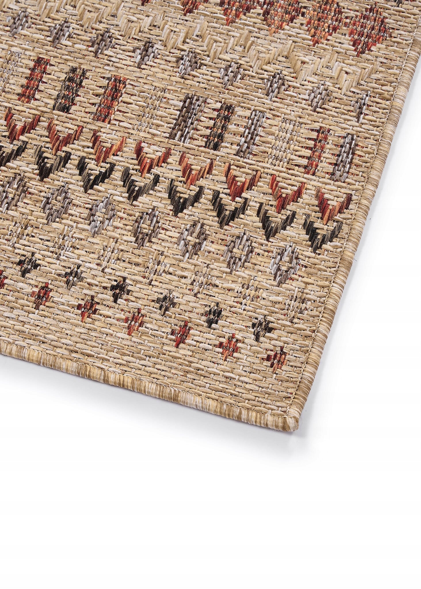 OUTDOOR TERRACE RUG FOR TERRACE BALCONY FLAT WOVEN STRING 200x300 Manufacturer code KV70A BEIGE