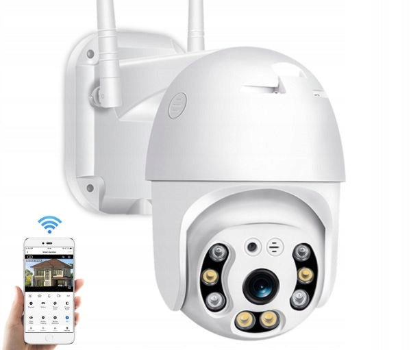 OUTDOOR WIFI IP ROTATING CAMERA 4x ZOOM SD 2Mpx DOME IP
