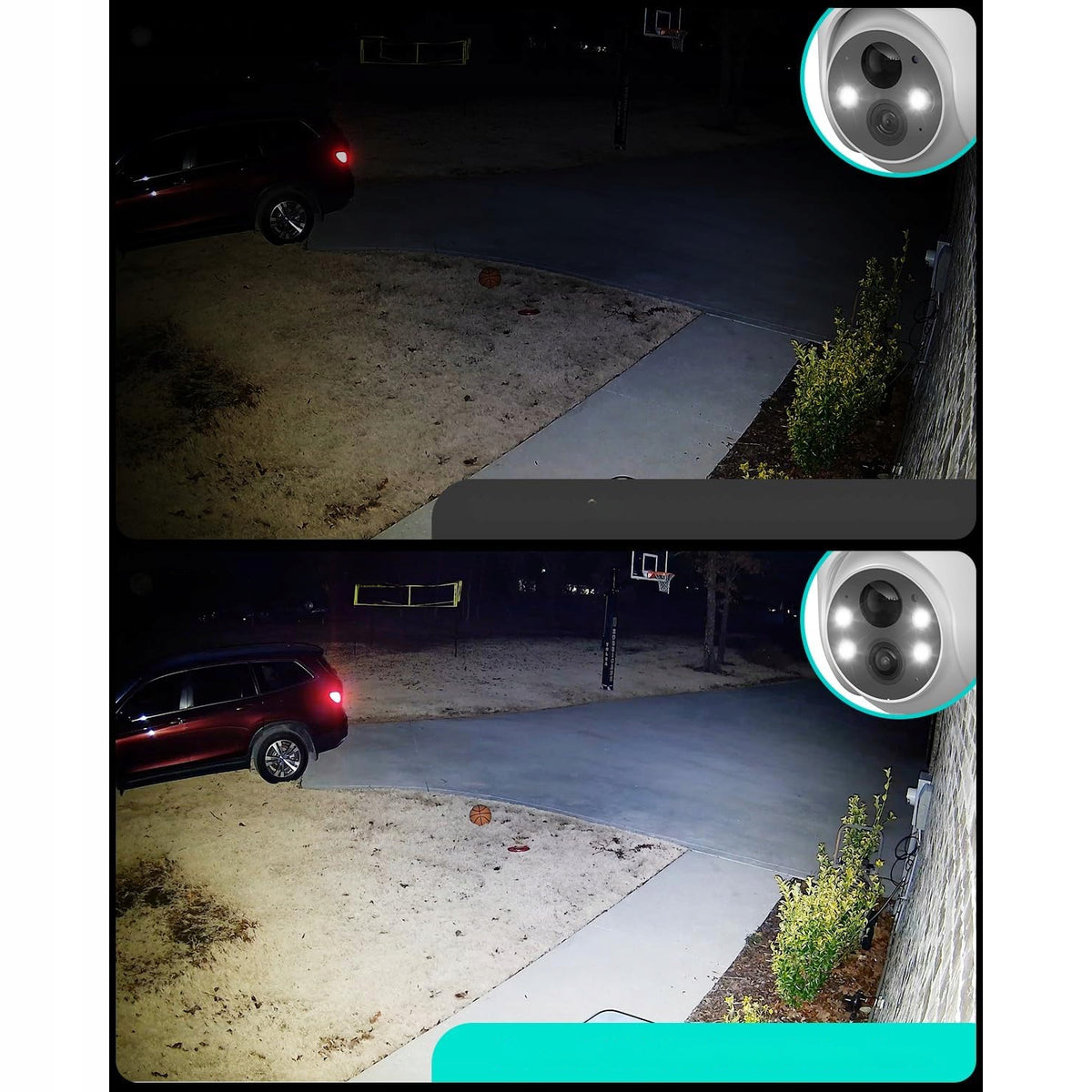 OUTDOOR WIRELESS ROTATING CAMERA 360° WIFI 2K FULL HD MONITORING Packaging status original