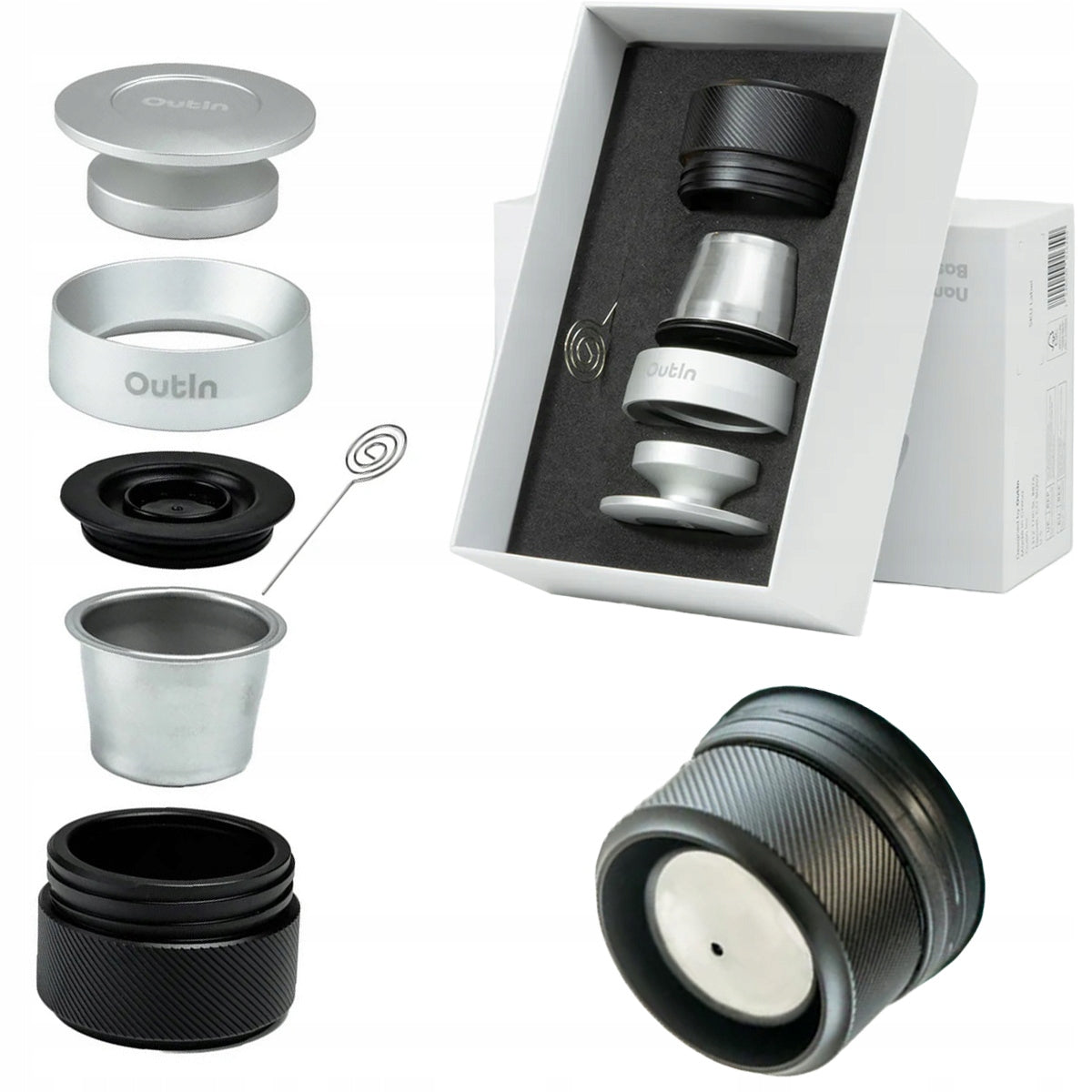 OUTIN Nano Double espresso Coffee maker basket Coffee maker cover