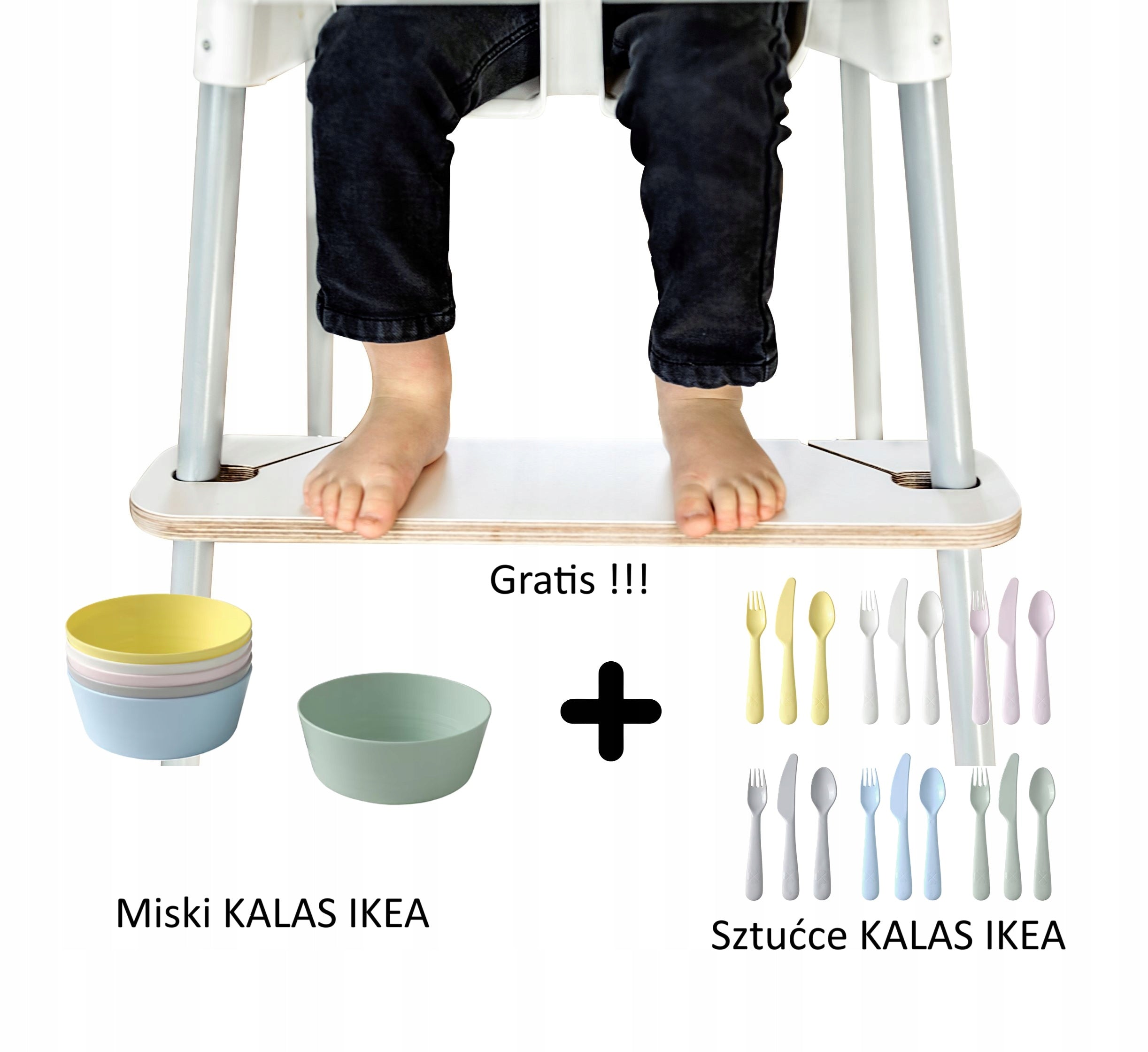 OUTLET Adjustable footrest for Ikea Antilop chair + FREEBIES