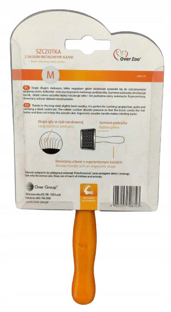 OVER ZOO Brush with long needles M Packaging status original