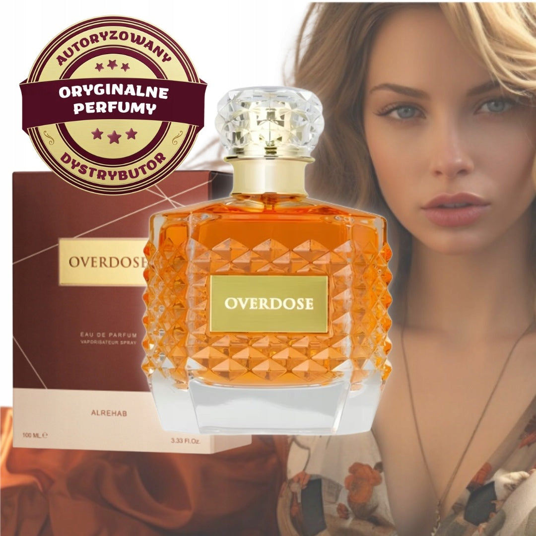 OVERDOSE ARABIC PERFUME VANILLA PRALINES SWEET WARM 100ml AL REHAB EDP