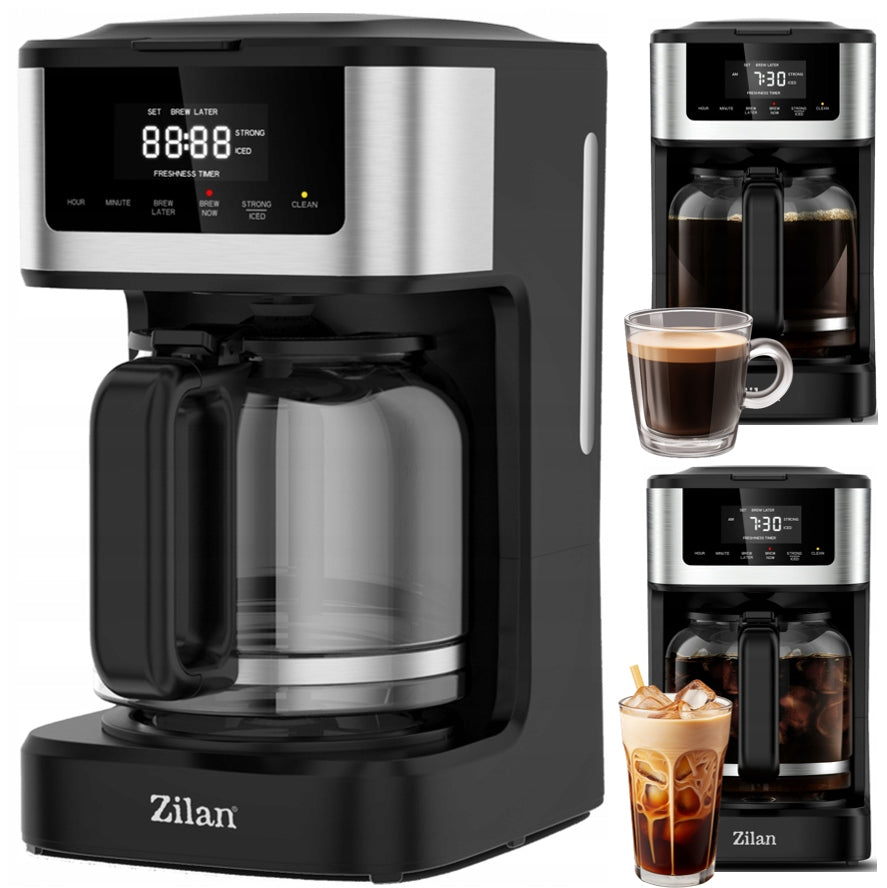 OVERFLOW COFFEE MAKER 900W 1,8L TOUCH PANEL