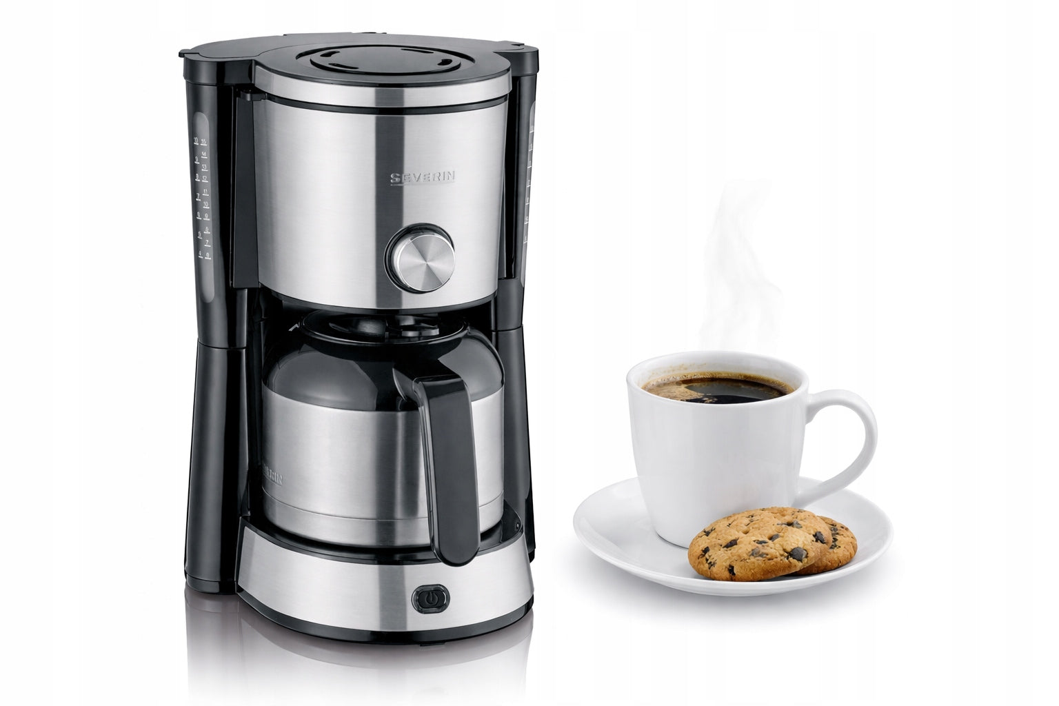 OVERFLOW COFFEE MAKER AROMASWITCH 1L 1000W THERMAL JUG SEVERIN