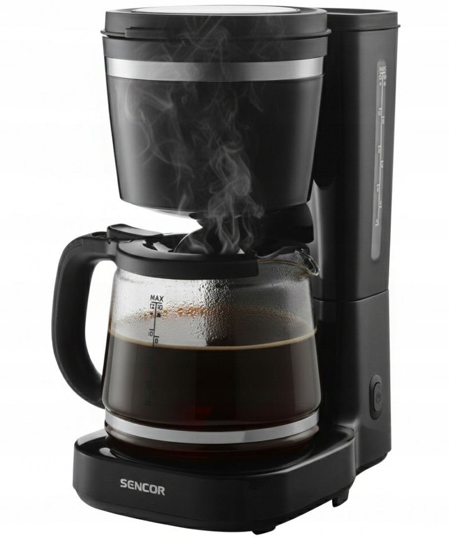 OVERFLOW COFFEE MAKER SENCOR 1000W GLASS JUG 1,5L SCE 2710BK