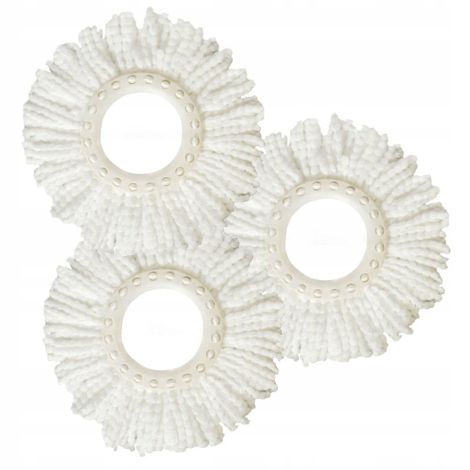 OVERLAYS, MOP STOCK WITH MICROFIBER ROTATION BUCKET - SET OF 3