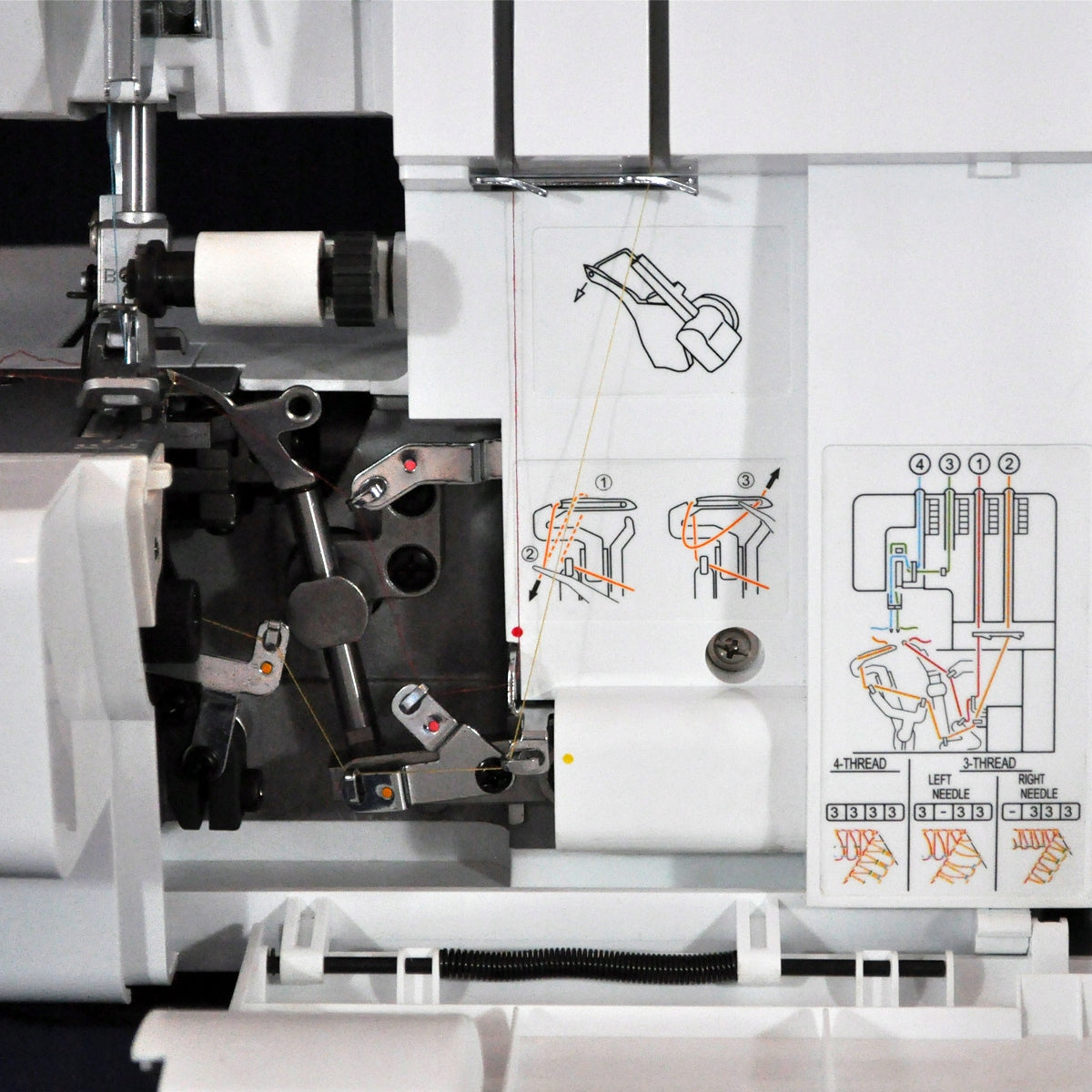 OVERLOCK ARKA 700S DIFFERENTIAL 2,3,4 - THREAD Dominant color white