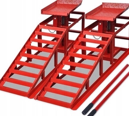 OVERRUN CAR RAMP DRIVEWAY LIFT HYDR 4T SOLID CAR BUS QUAD