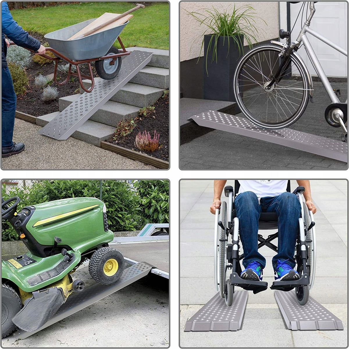 OVERRUN RAMP OVERRUN FOR MOTORCYCLES UP TO 400kg x2 Product weight with unit packaging 10 kg