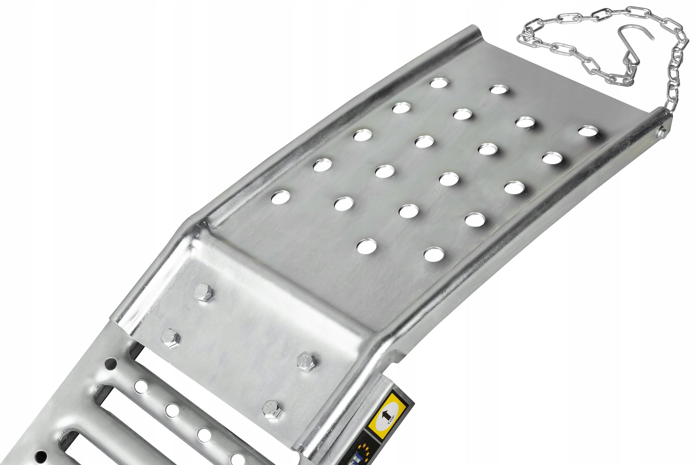 OVERRUN RAMPS FOLDING Steel Overrun LOADING RAILS 2 PCS Set Manufacturer code najazdy stalowe mocne składane trzykrotnie