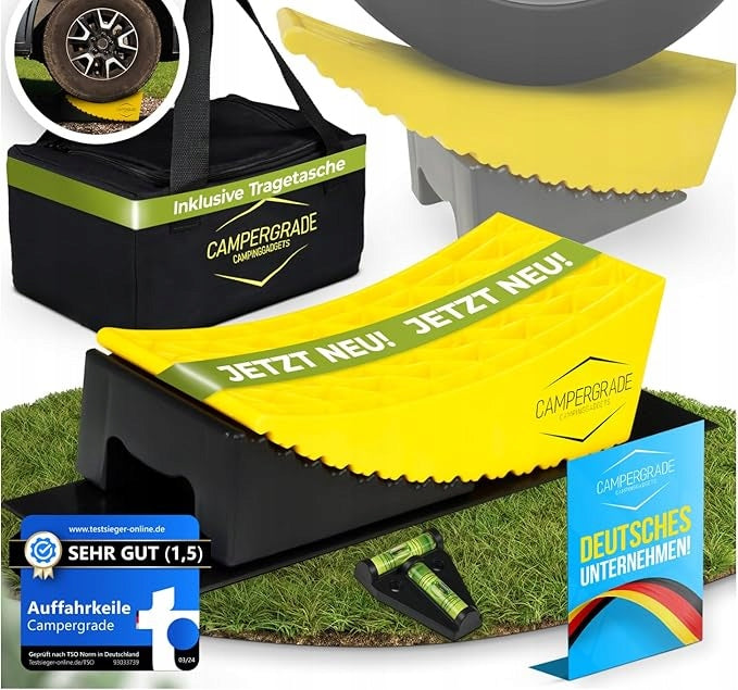 OVERRUN WEDGES FOR CARAVAN SET OF 2, LEVEL, WASHERS