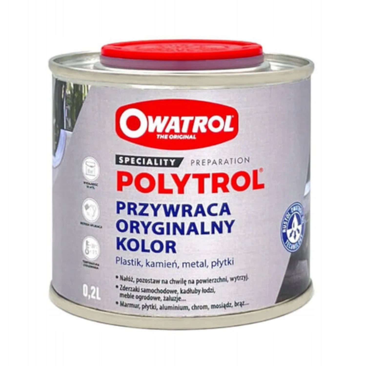 OWATROL POLYTROL dressing tire black protects plastic regeneration 200ml