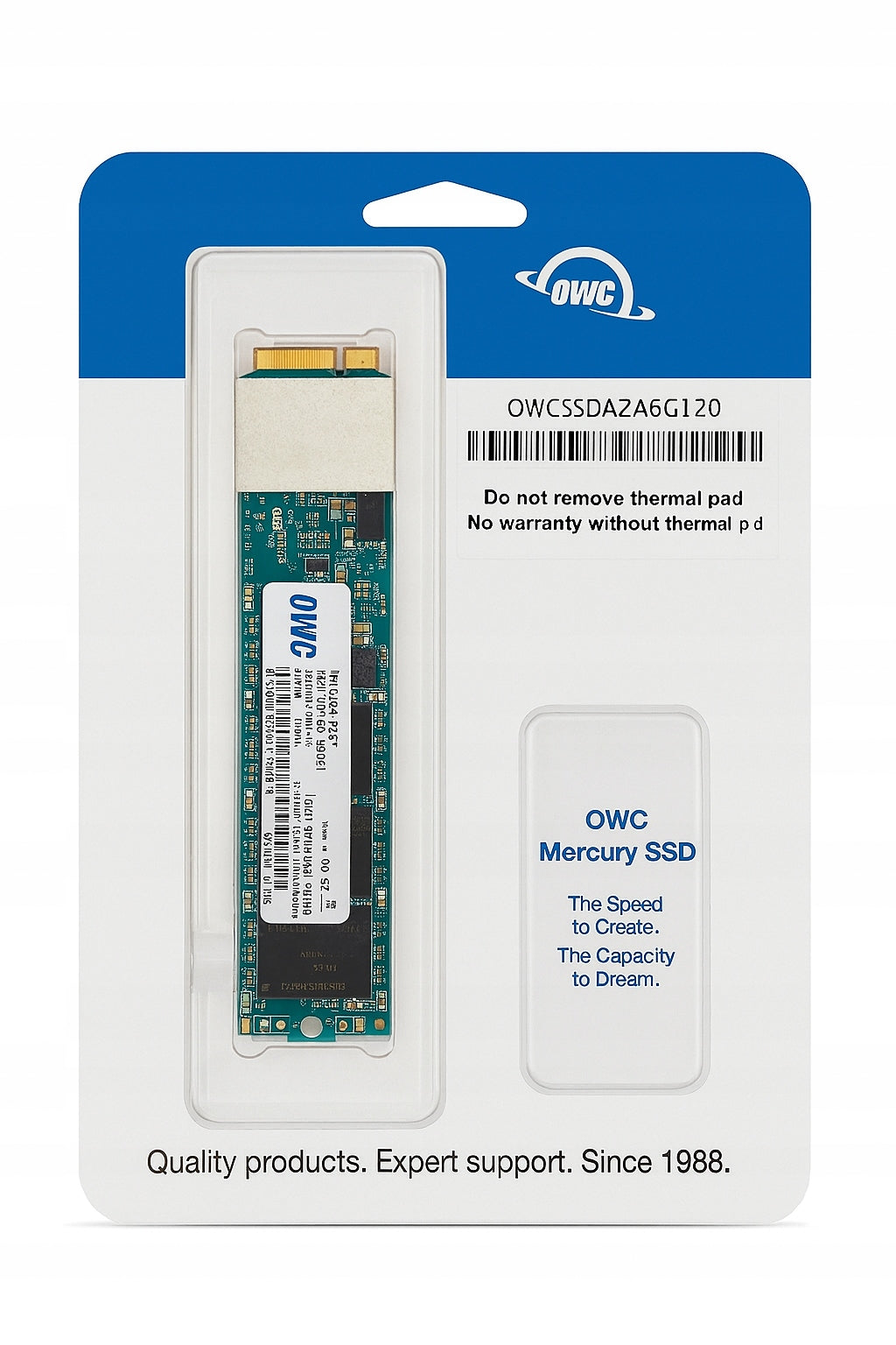 OWC Aura 6G SSD SATA III OWCSSDA2A6G120 MacBook Air