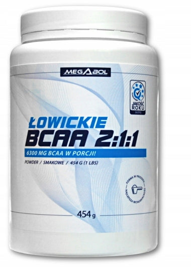 ŁOWICZ BCAA 2:1:1 454g MEGABOL tasty Manufacturer code ŁOWICKIE BCAA