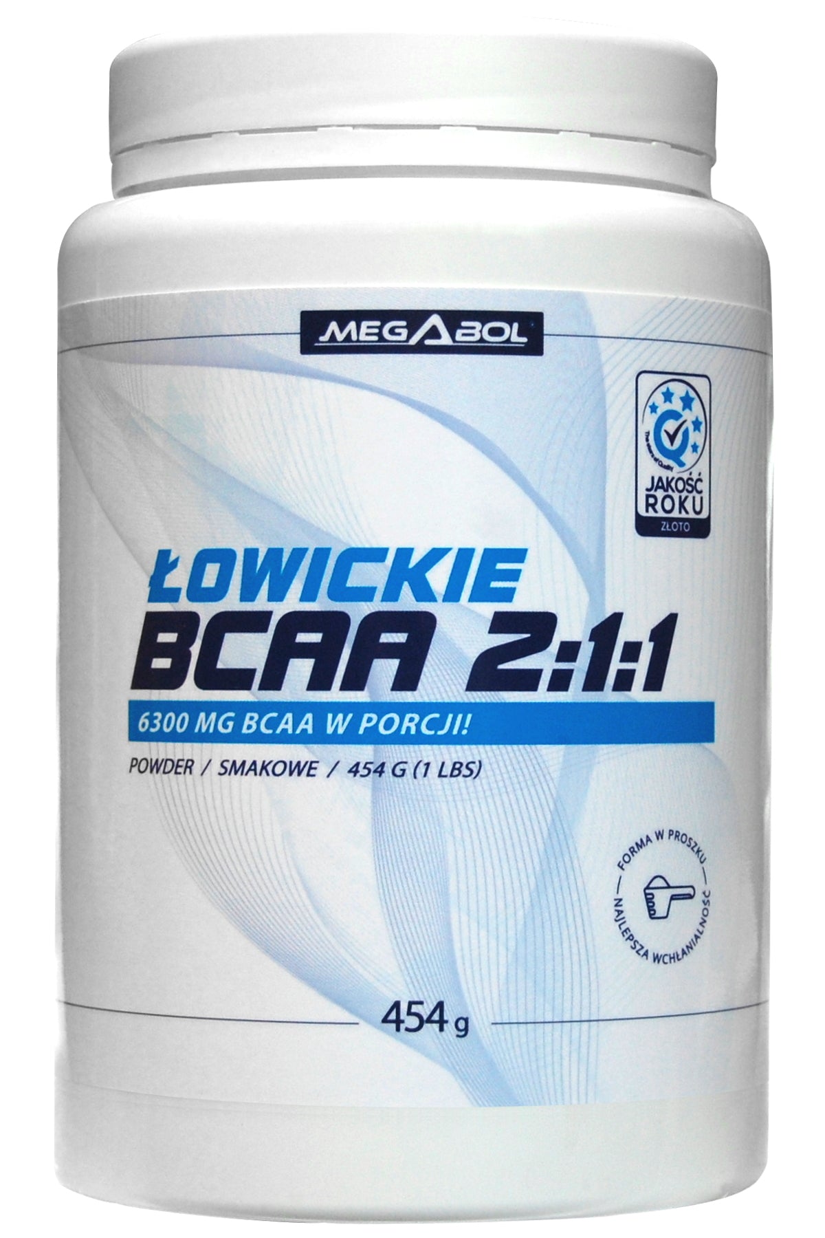 ŁOWICZ BCAA 2:1:1 454g MEGABOL tasty