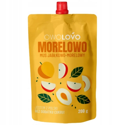 OWOLOVO Fruit Mousse for Children TUBES MIX OF FLAVORS 12 x 200 g Brand Owolovo