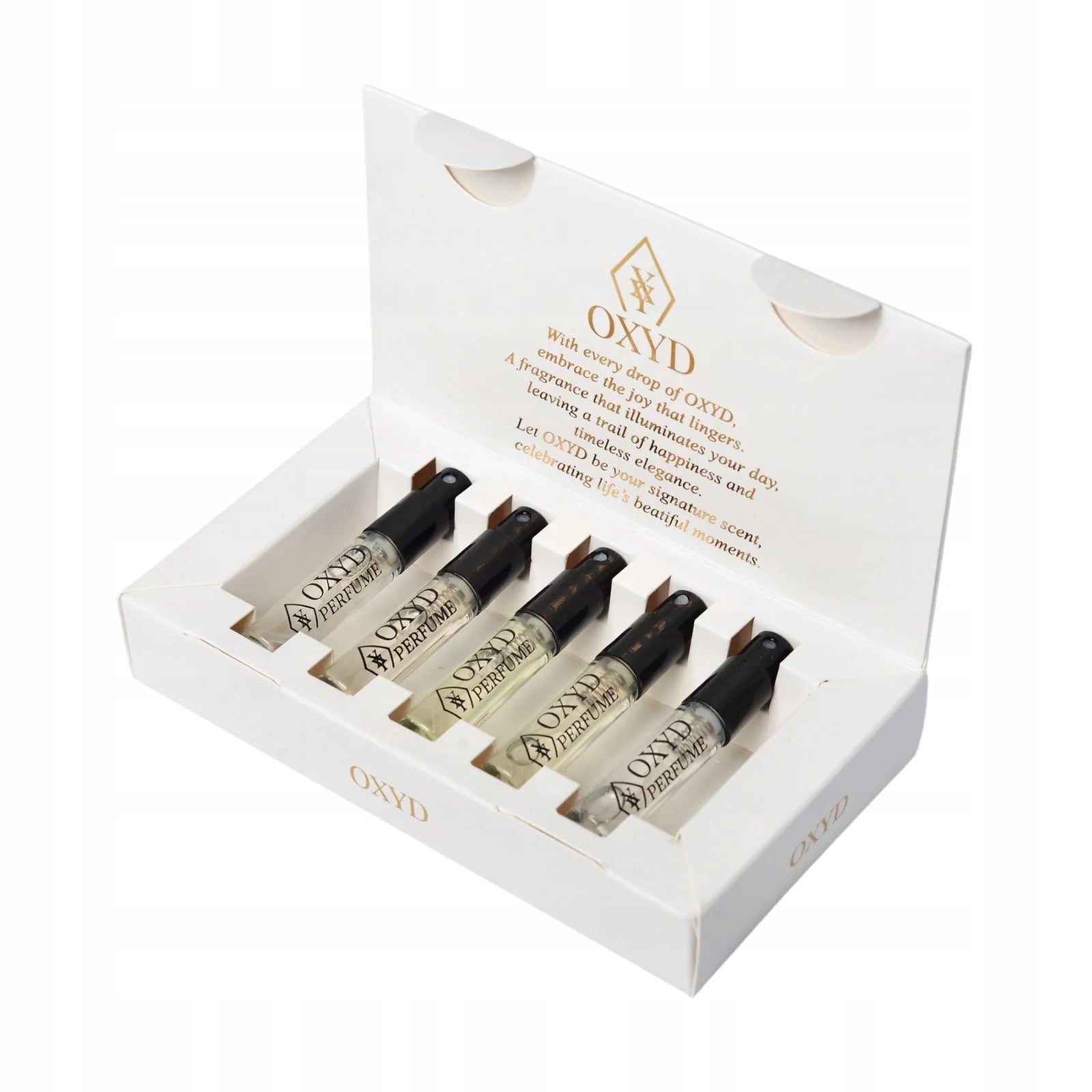 OXYD WOMEN'S SAMPLE SET NO. 1 (5 PCS) FRAGRANCES 101, 103, 105, 117, 606