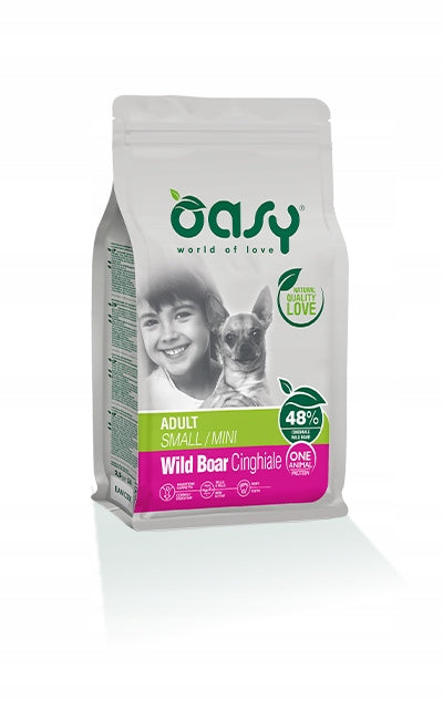 Oasy Adult S/Mini Wild Boar 800g