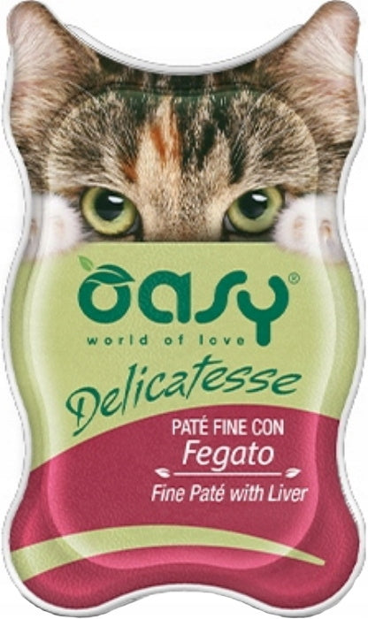 Oasy Delicatesse Pate - Liver 85g - WET CAT FOOD