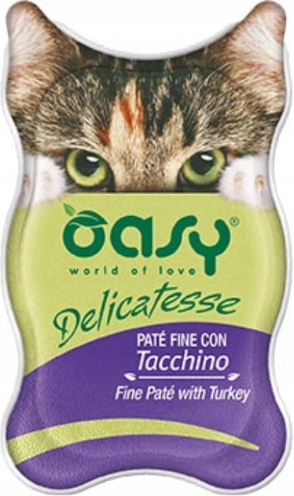 Oasy Delicatesse Pate - Turkey 85g - WET CAT FOOD