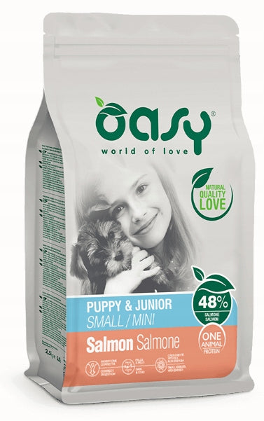 Oasy Dry PUPPY S/M salmon 800g